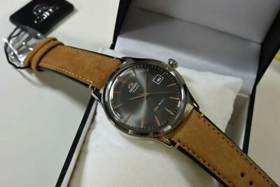 Pre-owned Orient Fac08003a0 Bambino Version 4 Classic Automatic Leather Watch Ac08003a0