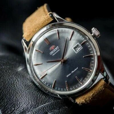 Pre-owned Orient Fac08003a0 Bambino Version 4 Classic Automatic Leather Watch Ac08003a0