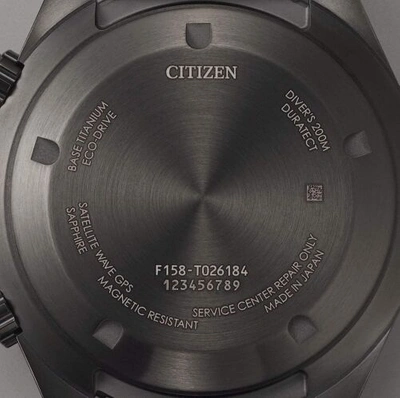 Pre-owned Citizen Promaster Cc5006-06l Eco-drive Marine Blue Watch Men Box