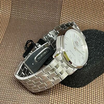 Pre-owned Orient Ra-ac0f10s10b Symphony Iv Mechanical Contemporary Silver Automatic Watch