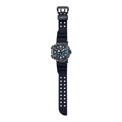 Pre-owned Casio G-shock Mr-g Frogman Black Rubber Strap Watch Mrgbf1000r1a