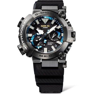 Pre-owned Casio G-shock Mr-g Frogman Black Rubber Strap Watch Mrgbf1000r1a