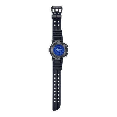 Pre-owned Casio G-shock Mr-g Frogman Black Rubber Strap Watch Mrgbf1000r1a