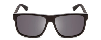 Pre-owned Gucci Gg 0010 S- 001 In Black/grey Square Unisex Designer Sunglasses, 58-16-145 In Gray