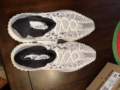 Pre-owned Yeezy 350 V2 Cmpct Panda - Size 12 In White