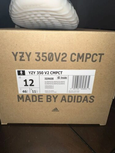 Pre-owned Yeezy 350 V2 Cmpct Panda - Size 12 In White