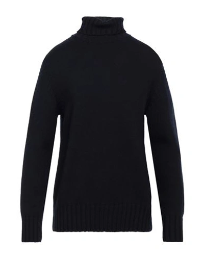 Shop Capsule Knit Man Turtleneck Navy Blue Size Xl Wool
