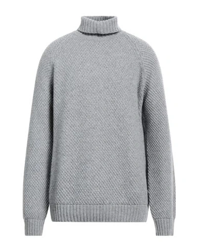 Shop Homeward Clothes Man Turtleneck Grey Size Xl Lambswool, Nylon
