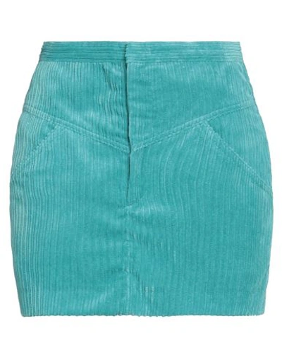 Isabel Marant Melva Corduroy Mini Skirt In Blue
