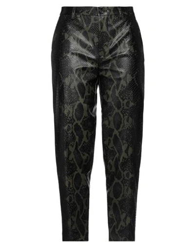 Shop Berwich Woman Pants Black Size 8 Polyurethane, Polyester