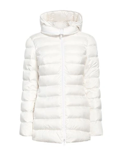 Shop Geospirit Woman Puffer Ivory Size 8 Polyester In White