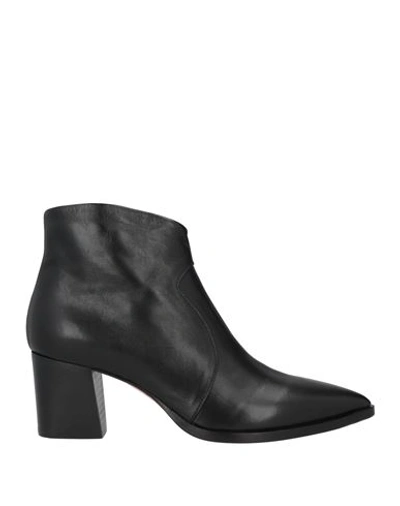 Shop Pomme D'or Woman Ankle Boots Black Size 6 Soft Leather