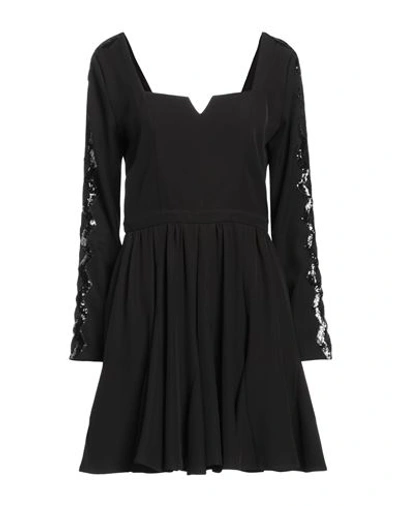Feleppa Woman Mini Dress Black Size 10 Polyester, Elastane In Black