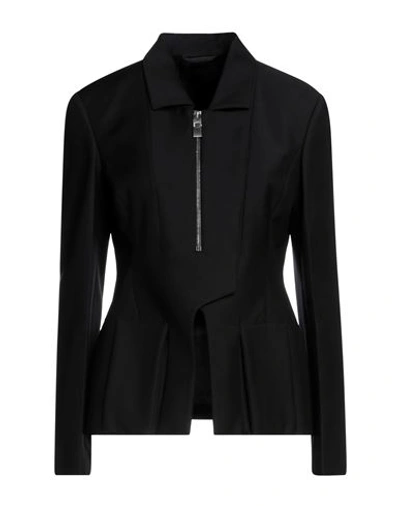 Shop Givenchy Woman Blazer Black Size 6 Wool, Mohair Wool