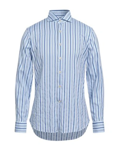 Shop Alessandro Gherardi Man Shirt Light Blue Size 15 ¾ Cotton