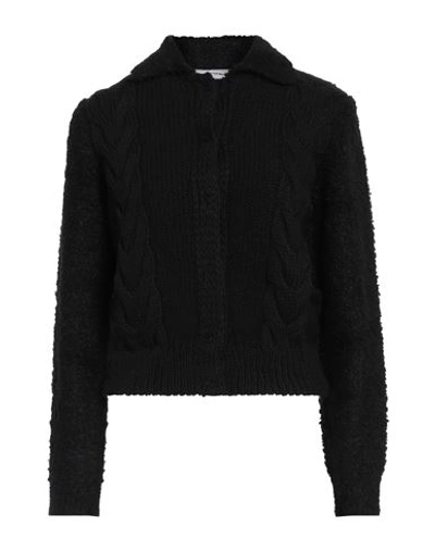 Shop Kaos Woman Cardigan Black Size S Acrylic, Polyester, Wool