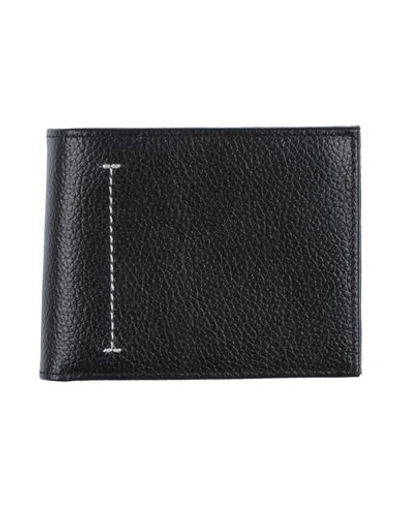 Shop Gianni Chiarini Man Wallet Black Size - Soft Leather