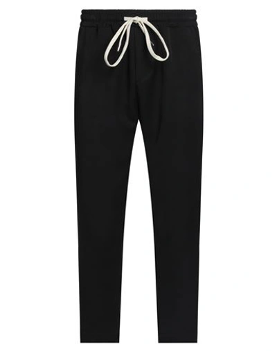 Shop Why Not Brand Man Cropped Pants Black Size Xxl Polyester, Viscose, Elastane