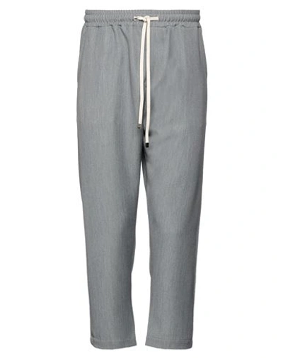 Shop Why Not Brand Man Pants Grey Size Xl Polyester, Viscose, Elastane