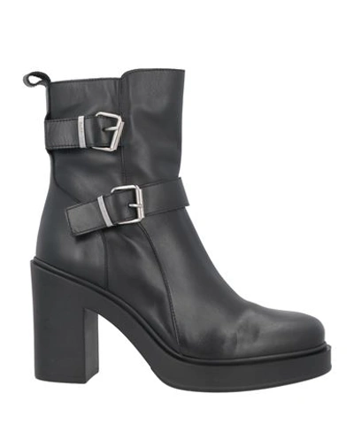 Shop Baldinini Woman Ankle Boots Black Size 10 Calfskin
