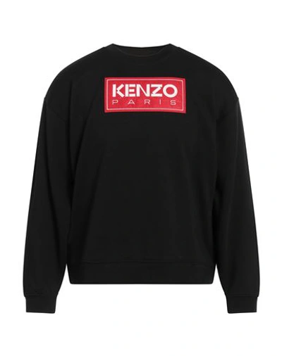 Shop Kenzo Man Sweatshirt Black Size Xl Cotton