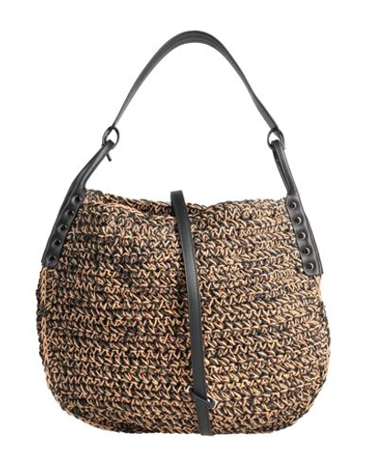 Shop Zanellato Woman Handbag Black Size - Textile Fibers