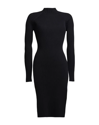 Shop Kwaidan Editions Woman Midi Dress Black Size 4 Viscose, Polyester