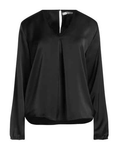Shop Caractere Caractère Woman Top Black Size 10 Polyester, Elastane