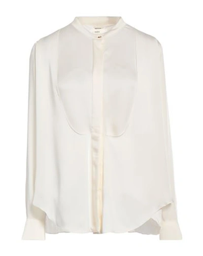 Shop Maison Rabih Kayrouz Woman Shirt Off White Size 6 Polyester