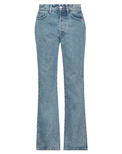 Amish Woman Denim Pants Blue Size 30 Cotton In Blue