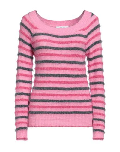 Kaos Woman Sweater Pink Size S Polyamide, Acrylic, Polyester, Wool, Viscose In Pink