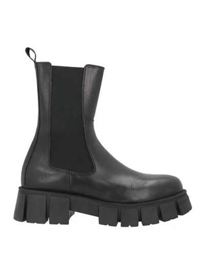 Shop Baldinini Woman Ankle Boots Black Size 11 Soft Leather