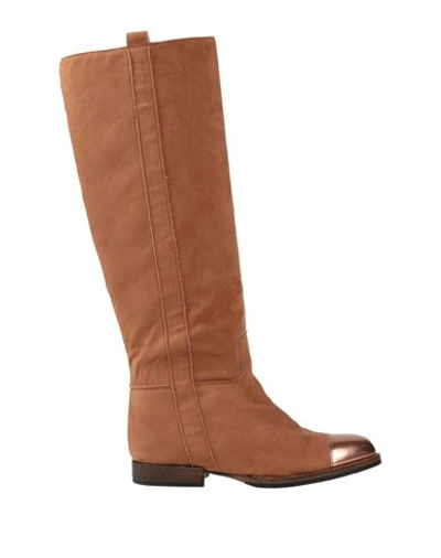 Shop Feleppa Woman Boot Tan Size 7 Soft Leather In Brown