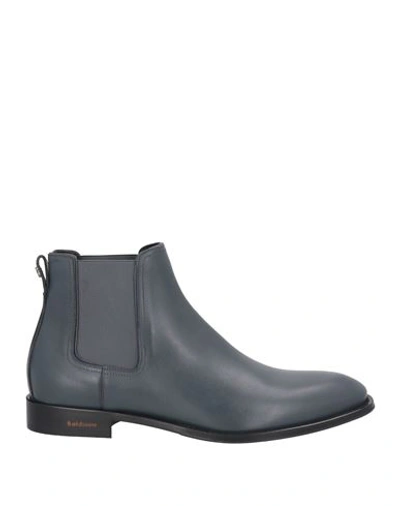 Shop Baldinini Man Ankle Boots Grey Size 12 Soft Leather