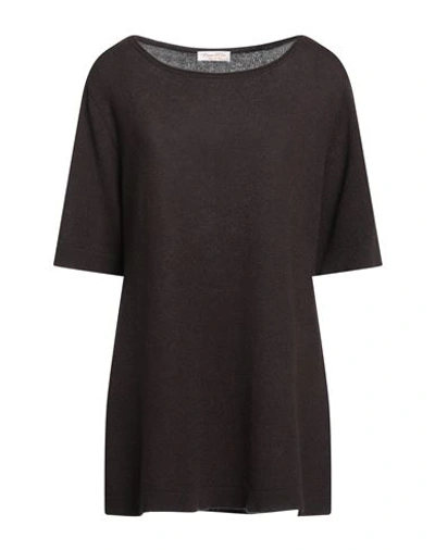 Shop Lana D'oro Woman Sweater Steel Grey Size Xxl Cashmere