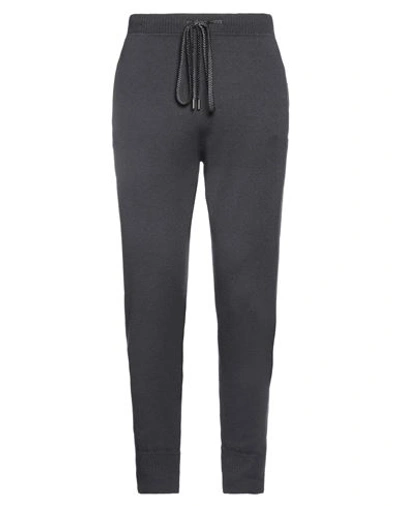 Shop Kangra Man Pants Lead Size 38 Merino Wool In Grey