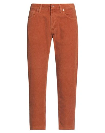 Shop President's Man Pants Rust Size 30 Cotton In Red