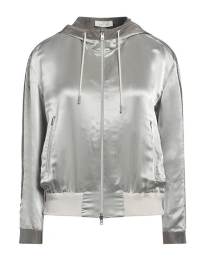 Shop Panicale Woman Sweatshirt Light Grey Size 12 Viscose, Silk