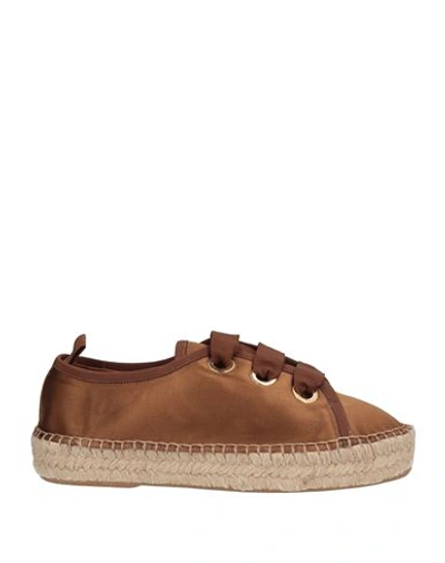 L'autre Chose L' Autre Chose Woman Espadrilles Brown Size 7 Textile Fibers In Brown