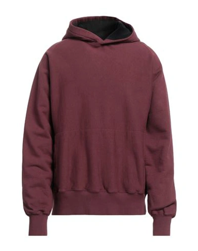 Shop Polartec Man Sweatshirt Burgundy Size Xl Cotton In Red