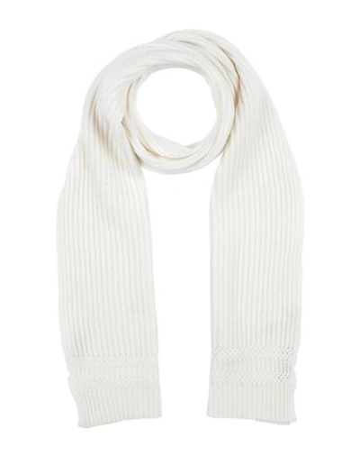 Armani Exchange Woman Scarf White Size - Wool, Polyamide, Cotton In White