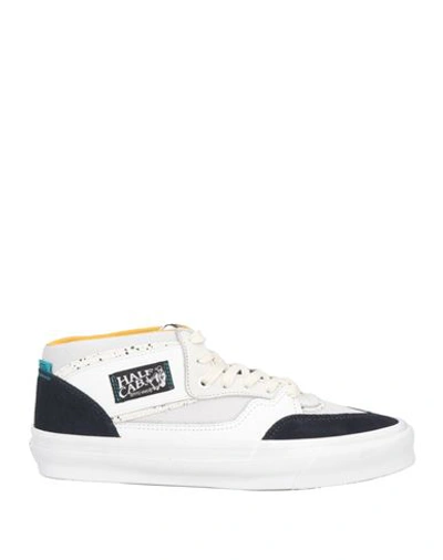 Shop Vans Vault Man Sneakers White Size 11 Soft Leather, Textile Fibers