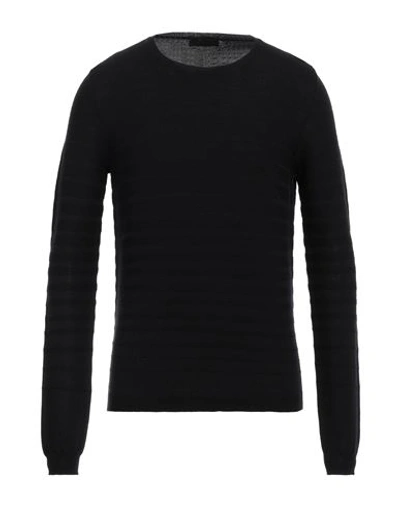 Lucques Man Sweater Black Size 40 Wool In Black
