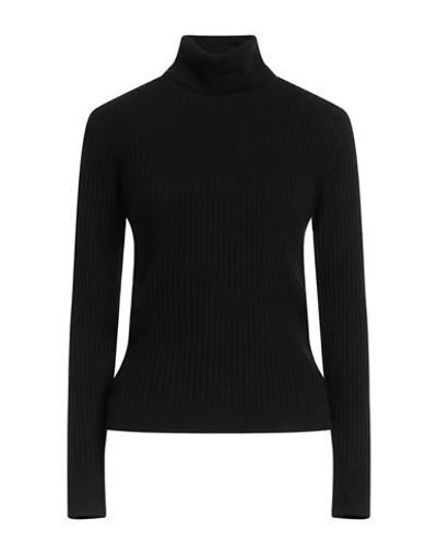 Shop Kaos Woman Turtleneck Black Size M Viscose, Polyester, Polyamide