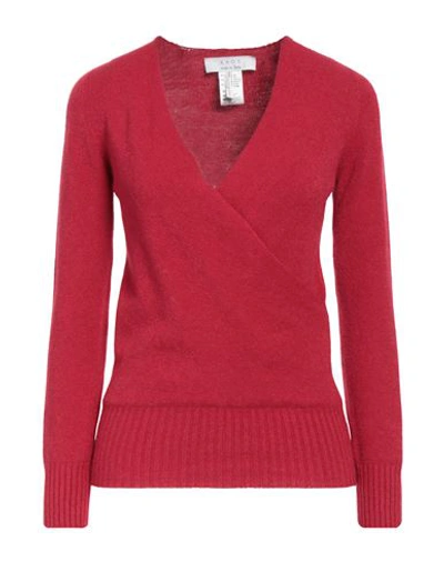 Shop Kaos Woman Sweater Brick Red Size S Viscose, Polyester, Polyamide