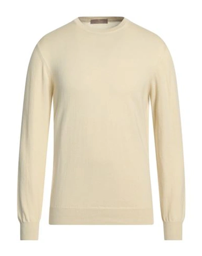 Shop Cruciani Man Sweater Beige Size 46 Cotton