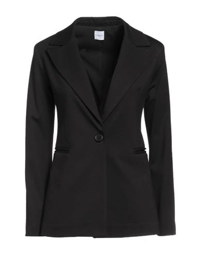 Shop Eleonora Stasi Woman Blazer Black Size 10 Viscose, Nylon, Elastane