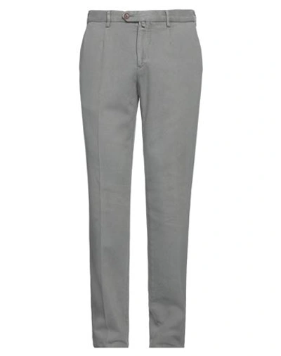 Jasper Reed Man Pants Grey Size 38 Cotton In Grey