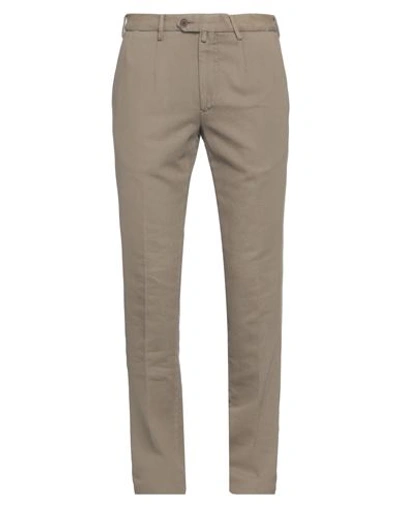 Shop Jasper Reed Man Pants Dove Grey Size 40 Cotton