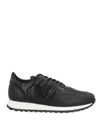 Shop Giuseppe Zanotti Man Sneakers Black Size 12 Soft Leather